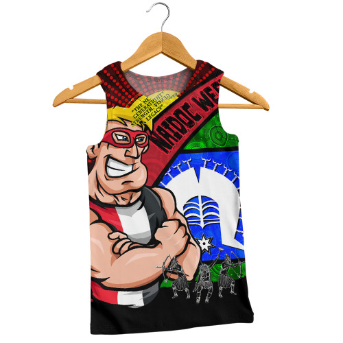 St Kilda Men Singlet NAIDOC Week Pride Edition