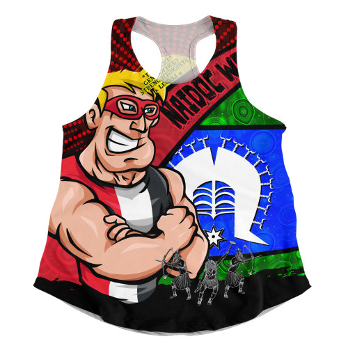 St Kilda Women Racerback Singlet NAIDOC Week Pride Edition