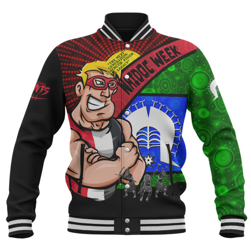 St Kilda Baseball Jacket NAIDOC Week Pride Edition
