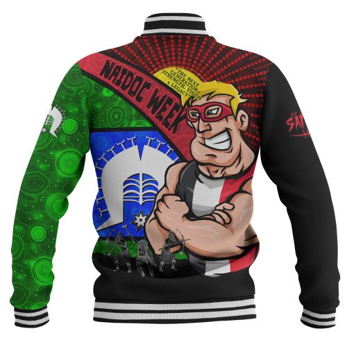 St Kilda Baseball Jacket NAIDOC Week Pride Edition St Kilda Baseball Jacket NAIDOC Week Pride Edition
