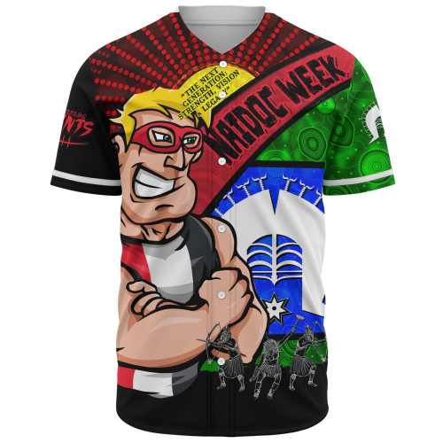 St Kilda Baseball Shirt NAIDOC Week Pride Edition