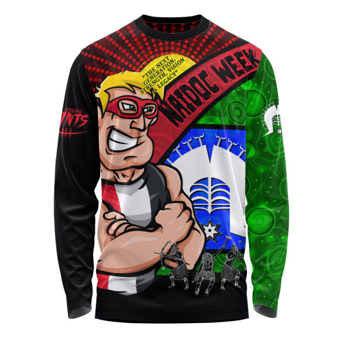 St Kilda Long Sleeve T-shirt NAIDOC Week Pride Edition