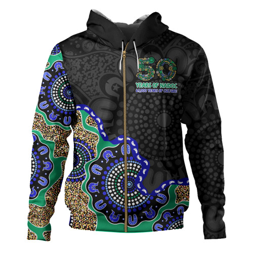 Indigenous Australian Aboriginal Hoodie NAIDOC Fifty Years Cultural Celebration Edition Indigenous Australian Aboriginal Hoodie NAIDOC Fifty Years Cultural Celebration Edition