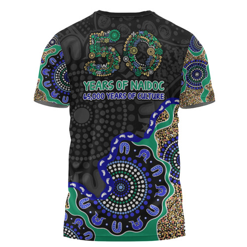Indigenous Australian Aboriginal T-Shirt NAIDOC Fifty Years Cultural Celebration Edition