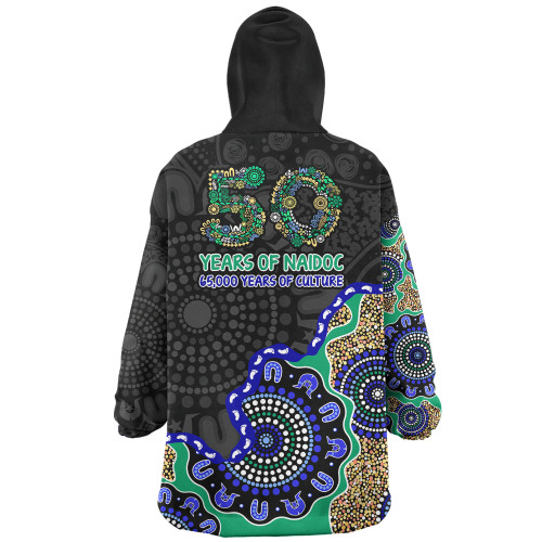 Indigenous Australian Aboriginal Snug Hoodie NAIDOC Fifty Years Cultural Celebration Edition