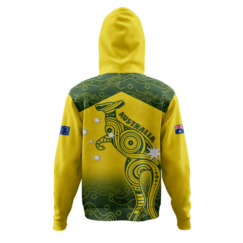 Indigenous Australian Aboriginal Hoodie Dreamtime Kangaroo Australia Pride