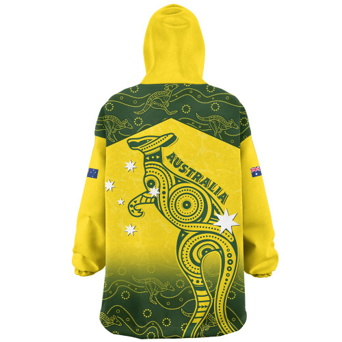 Indigenous Australian Aboriginal Snug Hoodie Dreamtime Kangaroo Australia Pride