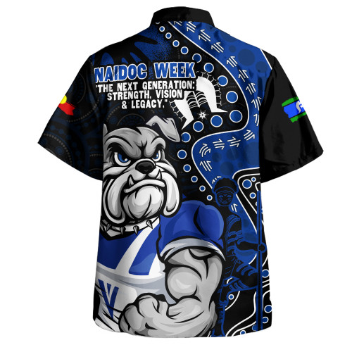 Canterbury-Bankstown Bulldogs Hawaiian Shirt NAIDOC Indigenous Warrior Spirit Canterbury-Bankstown Bulldogs Hawaiian Shirt NAIDOC Indigenous Warrior Spirit