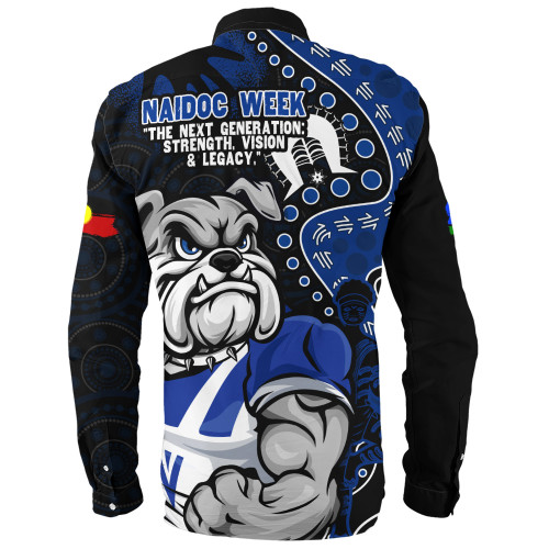 Canterbury-Bankstown Bulldogs Long Sleeve Shirt NAIDOC Indigenous Warrior Spirit