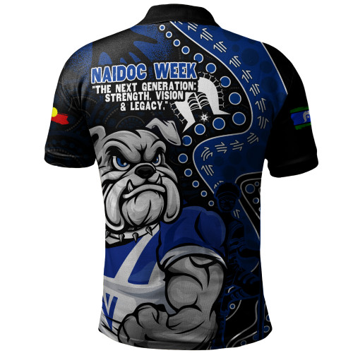 Canterbury-Bankstown Bulldogs Polo Shirt NAIDOC Indigenous Warrior Spirit