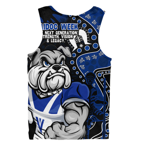 Canterbury-Bankstown Bulldogs Men Singlet NAIDOC Indigenous Warrior Spirit