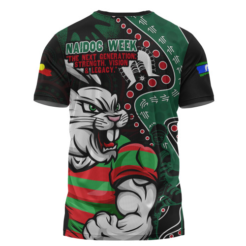South Sydney Rabbitohs T-Shirt NAIDOC Indigenous Warrior Spirit