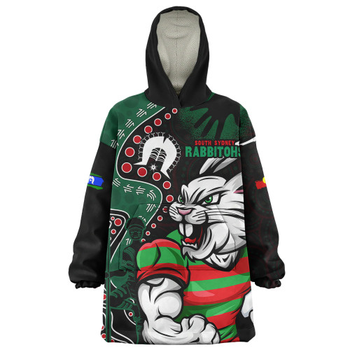 South Sydney Rabbitohs Snug Hoodie NAIDOC Indigenous Warrior Spirit