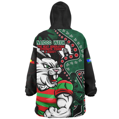 South Sydney Rabbitohs Snug Hoodie NAIDOC Indigenous Warrior Spirit