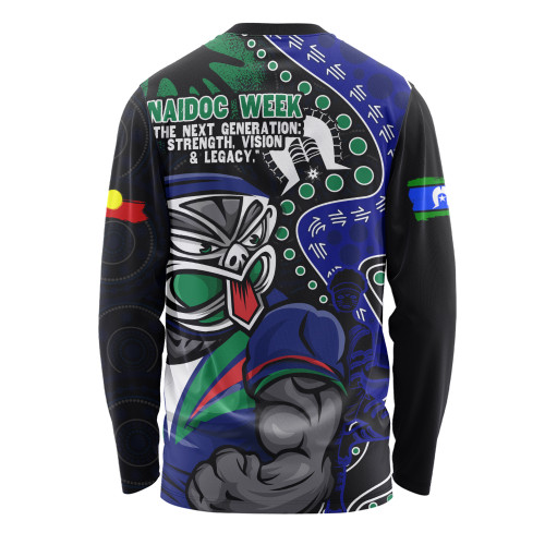 New Zealand Warriors Long Sleeve T-shirt NAIDOC Indigenous Warrior Spirit