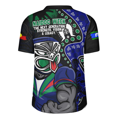 New Zealand Warriors Rugby Jersey NAIDOC Indigenous Warrior Spirit New Zealand Warriors Rugby Jersey NAIDOC Indigenous Warrior Spirit