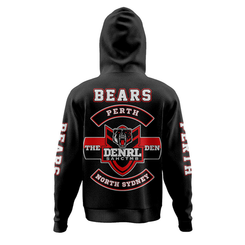 (Custom) North Sydney Bears Hoodie DEN Perth North Sydney