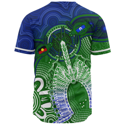 Indigenous Australian Aboriginal Baseball Shirt Spirit Of The Turtle Dreaming Path Indigenous Australian Aboriginal Baseball Shirt Spirit Of The Turtle Dreaming Path