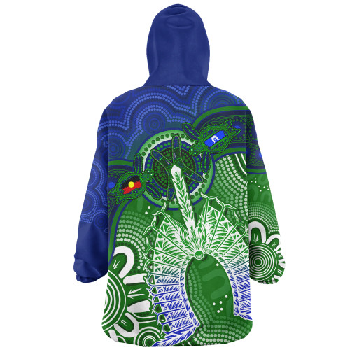 Indigenous Australian Aboriginal Snug Hoodie Spirit Of The Turtle Dreaming Path
