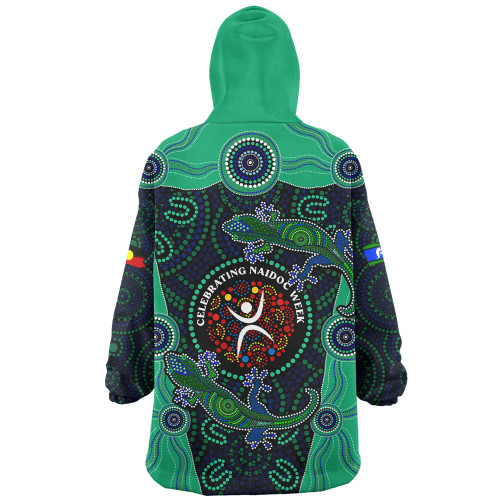 Indigenous Australian Aboriginal Snug Hoodie NAIDOC Lizard Songlines Edition