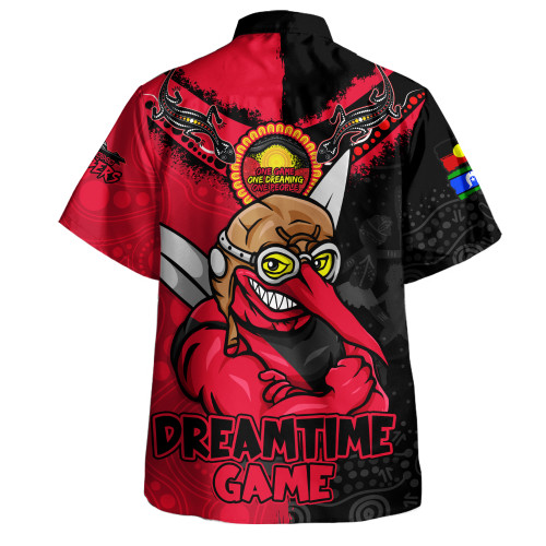 Essendon Hawaiian Shirt Dreamtime Warriors Of Culture