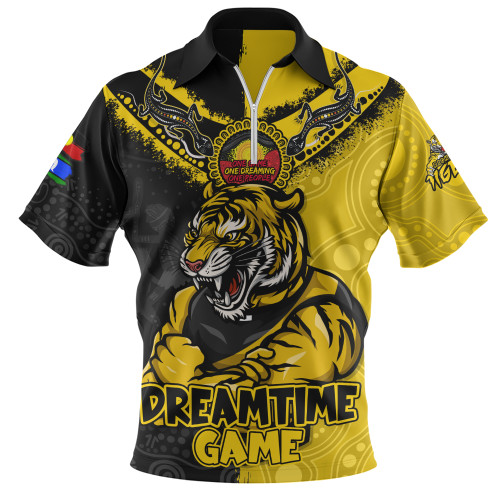 Richmond Zip Polo Shirt Dreamtime Warriors Of Culture