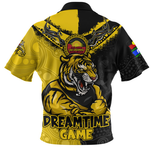 Richmond Zip Polo Shirt Dreamtime Warriors Of Culture
