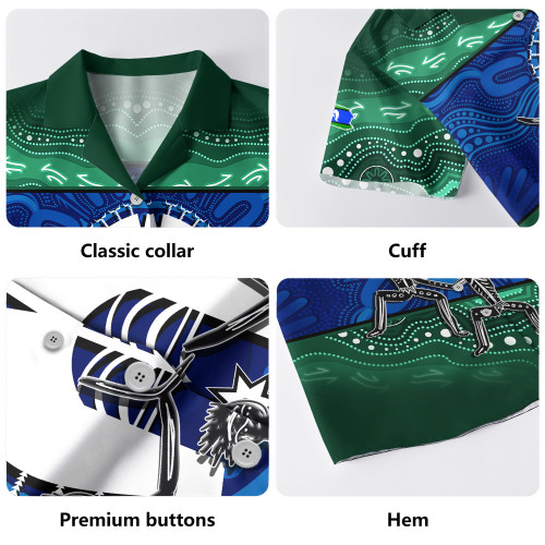 Indigenous Australian Aboriginal Hawaiian Shirt Torres Warrior Spirit NAIDOC Week Dance Edition