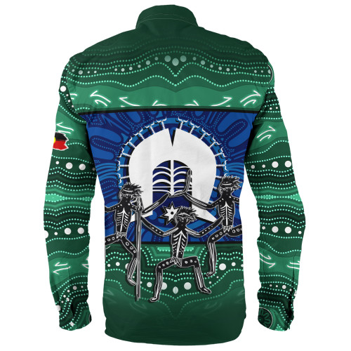 Indigenous Australian Aboriginal Long Sleeve Shirt Torres Warrior Spirit NAIDOC Week Dance Edition