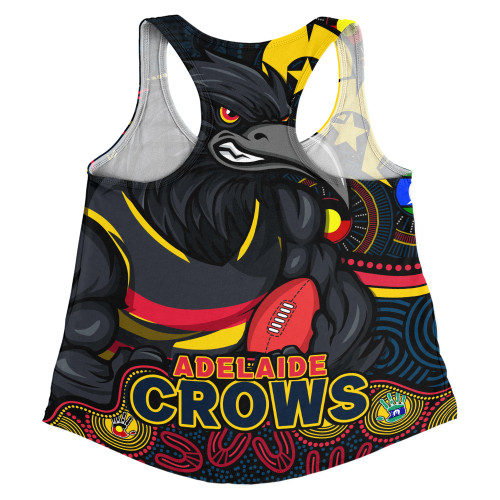 Adelaide Crows Women Racerback Singlet NAIDOC Spirit Of Country Adelaide Crows Women Racerback Singlet NAIDOC Spirit Of Country