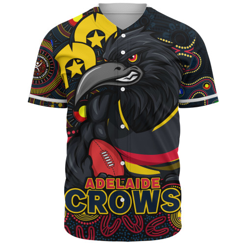 Adelaide Crows Baseball Shirt NAIDOC Spirit Of Country