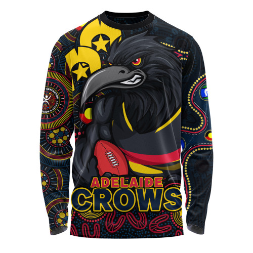 Adelaide Crows Long Sleeve T-shirt NAIDOC Spirit Of Country