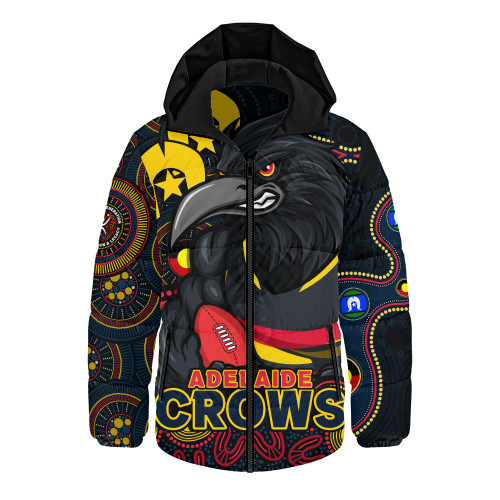 Adelaide Crows Hooded Padded Jacket NAIDOC Spirit Of Country