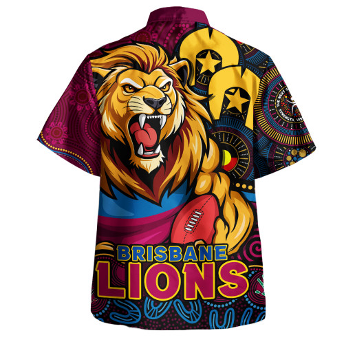 Brisbane Lions Hawaiian Shirt NAIDOC Spirit Of Country