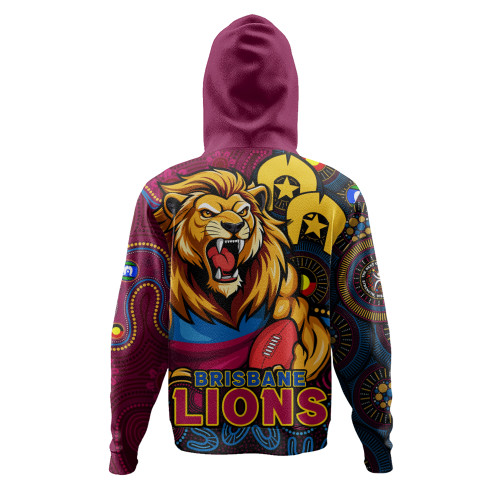 Brisbane Lions Hoodie NAIDOC Spirit Of Country