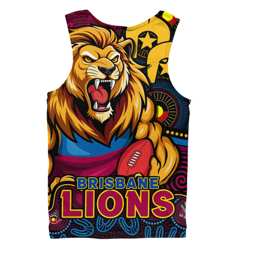 Brisbane Lions Men Singlet NAIDOC Spirit Of Country