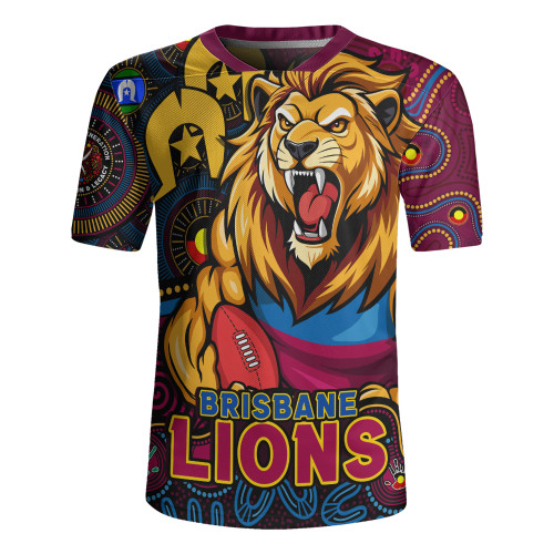 Brisbane Lions Rugby Jersey NAIDOC Spirit Of Country