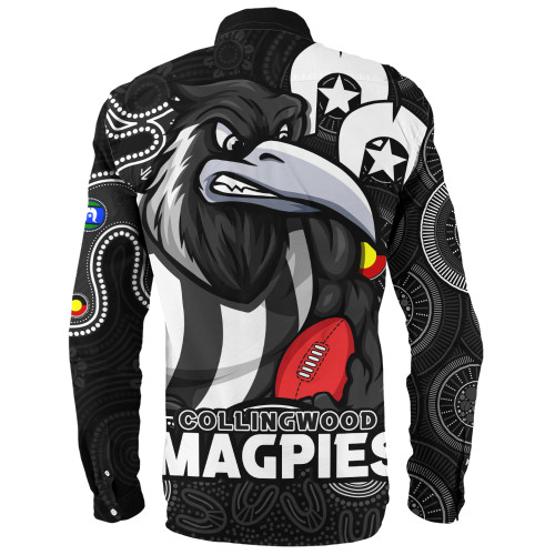 Collingwood Long Sleeve Shirt NAIDOC Spirit Of Country Collingwood Long Sleeve Shirt NAIDOC Spirit Of Country