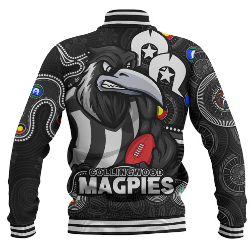 Collingwood Baseball Jacket NAIDOC Spirit Of Country Collingwood Baseball Jacket NAIDOC Spirit Of Country