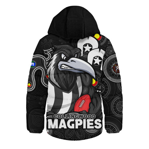 Collingwood Hooded Padded Jacket NAIDOC Spirit Of Country