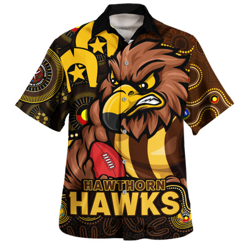 Hawthorn Hawaiian Shirt NAIDOC Spirit Of Country