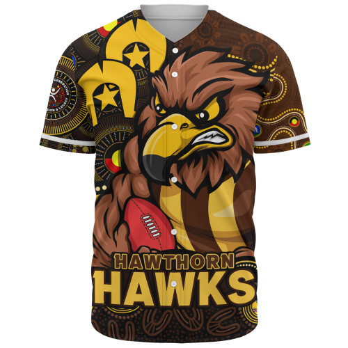 Hawthorn Baseball Shirt NAIDOC Spirit Of Country