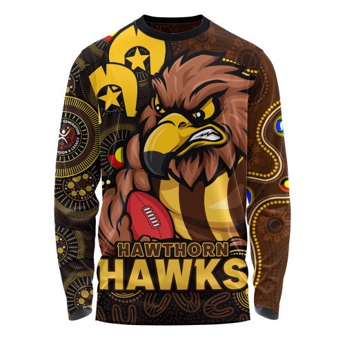 Hawthorn Long Sleeve T-shirt NAIDOC Spirit Of Country