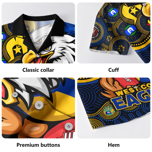 West Coast Eagles Hawaiian Shirt NAIDOC Spirit Of Country