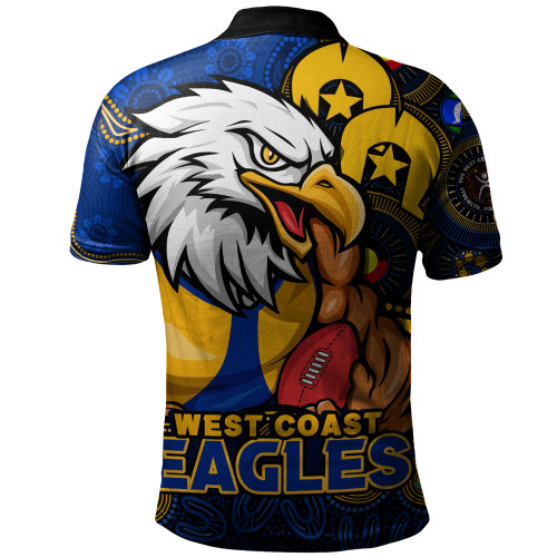 West Coast Eagles Polo Shirt NAIDOC Spirit Of Country