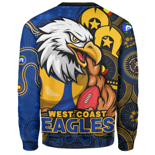 West Coast Eagles Sweatshirt NAIDOC Spirit Of Country West Coast Eagles Sweatshirt NAIDOC Spirit Of Country