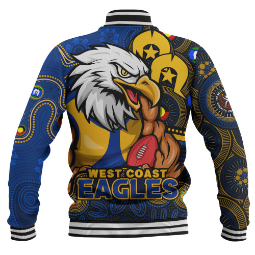 West Coast Eagles Baseball Jacket NAIDOC Spirit Of Country West Coast Eagles Baseball Jacket NAIDOC Spirit Of Country