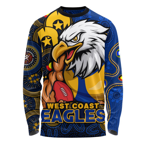 West Coast Eagles Long Sleeve T-shirt NAIDOC Spirit Of Country