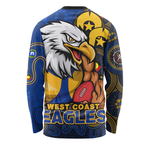 West Coast Eagles Long Sleeve T-shirt NAIDOC Spirit Of Country