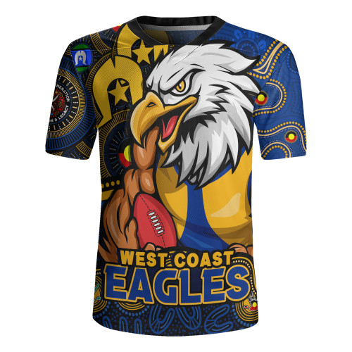 West Coast Eagles Rugby Jersey NAIDOC Spirit Of Country